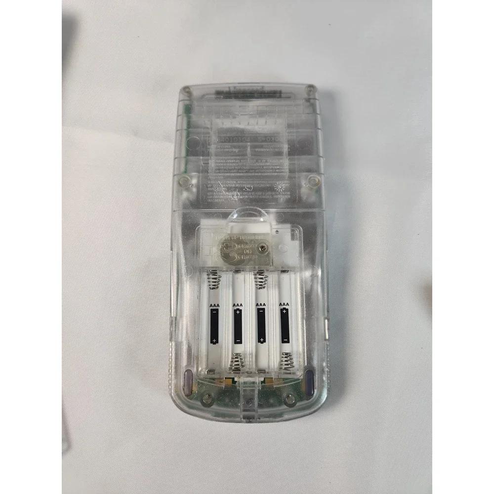 Texas Instruments TI83 Plus Silver Edition Graphing Calculator Clear Transparent